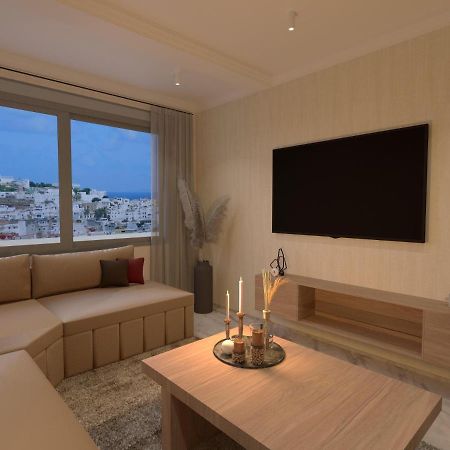 Appartement De Luxe, Vue Kasbah De Tanger Et Mer Kültér fotó